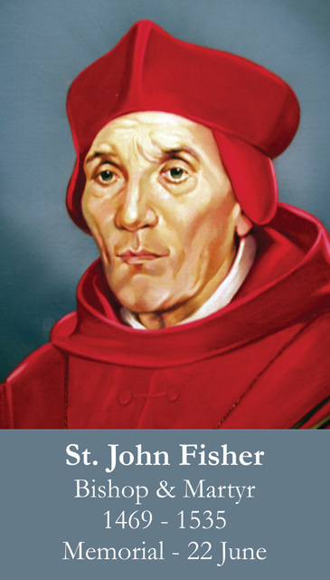 St. John Fisher Prayer Card